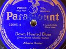Paramount 12005 Alberta Hunter DOWNHEARTED BLUES 1923 78 rpm V+