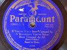 Paramount 12002  Sissle & Blake VAMPED BY A BROWN SKIN  1922 78 rpm V+