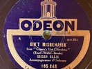 Odeon  165 848 SEGER ELLIS w Louis Armstrong  AINT MISBEHAVN 78rpm E-  Jazz 1929