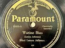 BLIND LEMON JEFFERSON PARAMOUNT  Wartime Blues/ Booger Rooger Blues NICE COPY