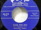 RICHARD BERRY 45 Take The Key / No Kissin FLIP Original press Doowop VG+  Kz 982
