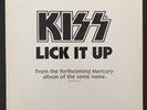 KISS Lick It Up PROMO Vinyl/LP/Schallplatte USA Gene Simmons Paul Stanley Aucoin