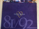 VINYL SIMPLE MINDS Glittering Prize 81-92 VIRGIN Inner SMTV 1 UK LP