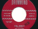 FIVE SCALDERS Girl Friend / Willow DRUMMOND Detroit Doo Wop 45 Machine Stamped