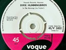 THE DIXIE HUMMINGBIRDS ‎ - HAVE A TALK WITH JESUS / IN THE MORNING - 1962 UK