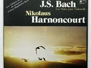 NIKOLAUS HARNONCOURT - JS BACH the 6 cello suites HARMONIA MUNDI 3xLPs box EX+