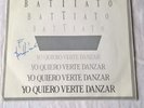 Franco Battiato YO QUIERO VERTE DANZAR 45 giri Emi Odeon 1987 Spagna AUTOGRAFATO
