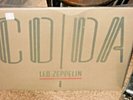 Led Zeppelin CODA original press lp still partially sealed.