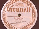 Gennett PERSONAL Joe Kayser Novelty  Orch  EVERYBODY STEP   1922 Jazz  78rpm EE+