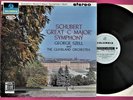 SCHUBERT 'GREAT C MAJOR' - SZELL /CLEVELAND ORCH - COL. SAX2517 B/S 1958 ED1 LP