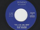 NORTHERN SOUL  45 - ELSIE DICKSON - IM A BIG GIRL NOW - HEAR -  on  N.Y. DOMINO