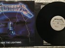 Metallica – Ride The Lightning ; 1984 MEGAFORCE LP EX