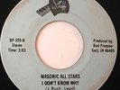 MASONIC ALL STARS I Don't Know Why / Jesus Made Me STAFF Black Gospel