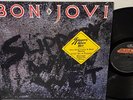BON JOVI Slippery When Wet 1986 MERCURY OG US Press LP in SHRINK w HYPE OG Inner