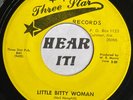 Hot AL Trucker Country Bop 45 TEX DIXON Little Bitty Woman / Big Red THREE STAR