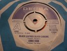 EDDIE KIDD BLACK LEATHER SILVER CHROME 1978 DECCA FR 13773 DEMO NEAR MINT