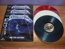 Metallica - Ride the Lightning - Japan OBI Colored Vinyl  - 3 LP RED WHITE BLUE