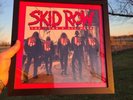 Skid Row The Gang's All Here BAND SIGNED White Vinyl LP Presale Sealed  FRAMED