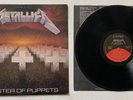 33 LP vinyl record, metallica, master of puppets, 60439, 1986 elektra, rare g/vg