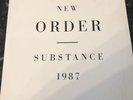 new order substance 1987 vinyl record double lp
