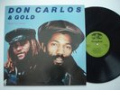 DON CARLOS & GOLD Never Run Away EX KINGDOM Reggae LP UK