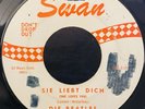 The Beatles “Sie Liebt Dich” 45 | Swan WHITE label with ORANGE print