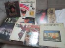 VINTAGE RECORD LP LOT- WAYLON JENNINGS AUTOGRAPH, CAT STEVENS,PAUL SIMON,MORE