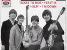 THE BEATLES  EP FRANCE MOE 21 003 Ticket To RIDE YESTIT IS HELP I'M DOWN
