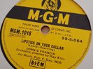 connie francis Lipstick On Your Collar Shellac 10 inch