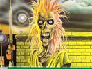 IRON MAIDEN - IRON MAIDEN RARE OFFICIAL 1991 CZECH PRESS GLOBUS GREEN VINYL LP