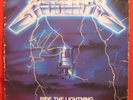 Fully signed Metallica - Ride The Lightning LP. A1/B1 Typo Misprint No barcode