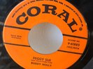 NMINTY BUDDY HOLLY Peggy Sue EVERY DAY 45 rpm SINGLE CORAL 50's ROCK