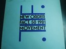 New Order Movement Vinyl  LP Album 1981 Original UK British Release