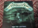 Metallica Ride The Lightning lp Bernett Rare record vinyl Green