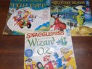 Vintage hanna barberra cartoon series Viynl Record  1964  wizard oz  robin hood