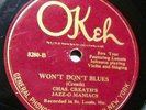 OKeh 8280 Chas. Creath's Jazz-O-Maniacs w/Lonnie Johnson 78rpm St. Louis MO 1925