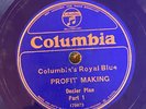 Columbia  Royal Blue PROFIT MAKING sales promo 1933   78 rpm  E-