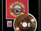 GUNS N ROSES SWEET CHILD OF MINE  45 RPM GOLD METALIZED RECORD RARE NON RIAA