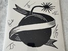 Blossoms Ribbon Around The Bomb Signed Vinyl Glow in the Dark Sealed