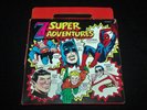 7 SUPER ADVENTURES 1975 POWER RECORDS COMIC BOOK STORIES BATMAN & MORE VERY RARE