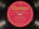 78 RPM - Dick Coy Racketeers/Elmer Grosso Orch., Champion 15977, V+/EE+ Jazz