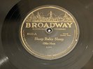 Ollie Hess Broadway 8322 Sleep Baby Sleep Country 78 Grafton Paramount 78 E-