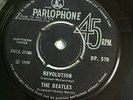 THE BEATLES hey juDe/revolution BLACK PARLOPHONE RARE SINGLE 7