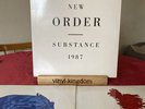 New Order Substance Double LP Vinyl Embossed 1987 First Edition  Factory 200 NM