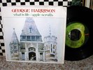 GEORGE HARRISON/Beatles-What Is Life/Apple Scruffs-OR.PICTURE SLV.VG++/NM-45 RPM