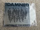 THE DAMNED 7” WHITE VINYL A NATION FIT FOR HEROES LIMITED EDITION