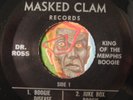 HEAR Dr. Ross 45 EP King Of Memphis Boogie MASKED CLAM R&B blues M-