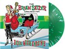 BRIAN SETZER ORCHESTRA - BOOGIE WOOGIE CHRISTMAS GREEN & WHITE SPLATTER LP (NEW)