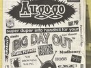 Au-go-go Records 1993 BIG DAY OUT Handbill  info BDO Nick Cave Mudhoney Iggy Pop