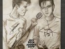 JEFF BECK / JOHNNY DEPP 2022 SIGNED GOLD 18 LP BEAUTIFUL AUTOGRAPH BY BOTH